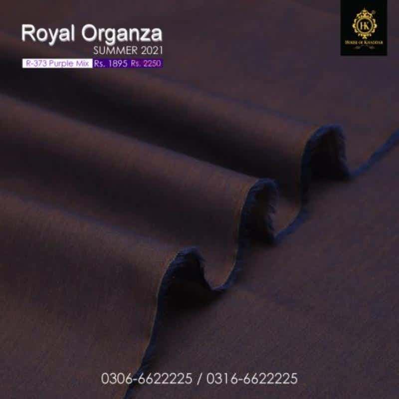 R-373 Purple Mix (Royal Organza Summer)