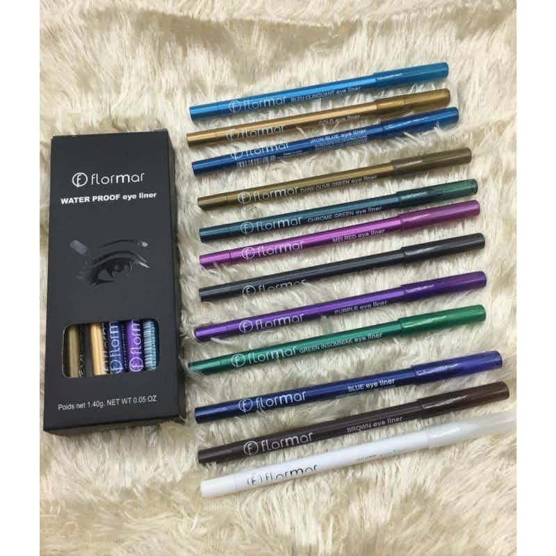Water Proof Eyeliner Pencil - 12 Colors