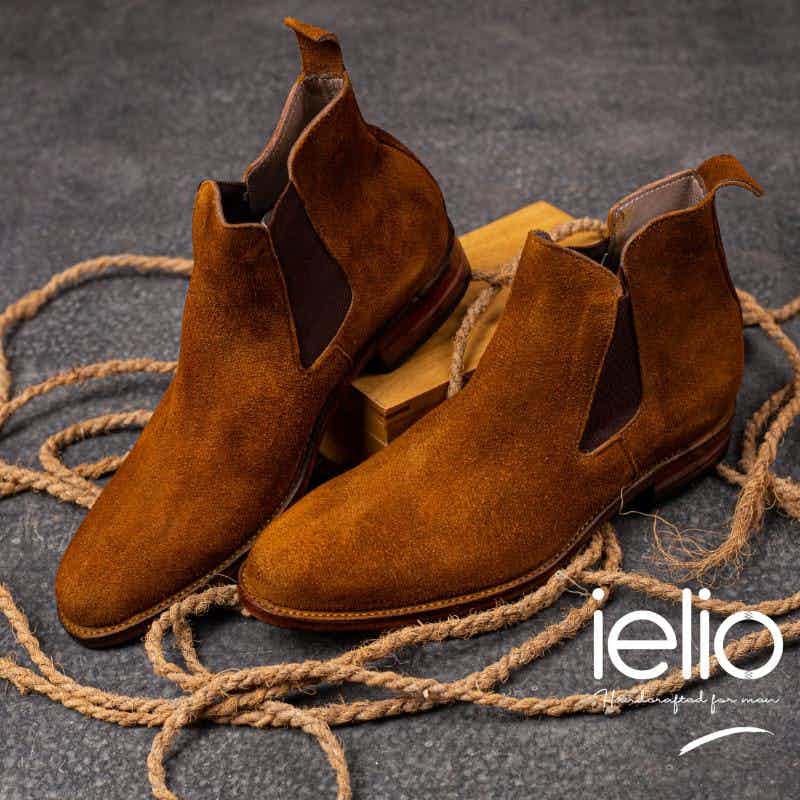 Handcrafted Calfskin Leather Shoes in Brown Color (CHL002)