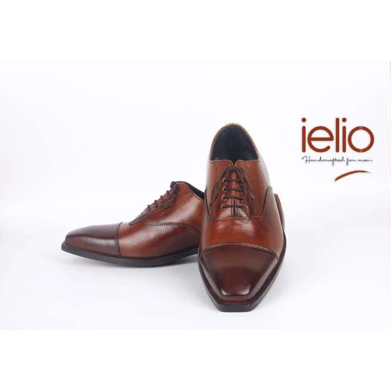 Original Calfskin Leather Shoes in Brown Color (OXF002)