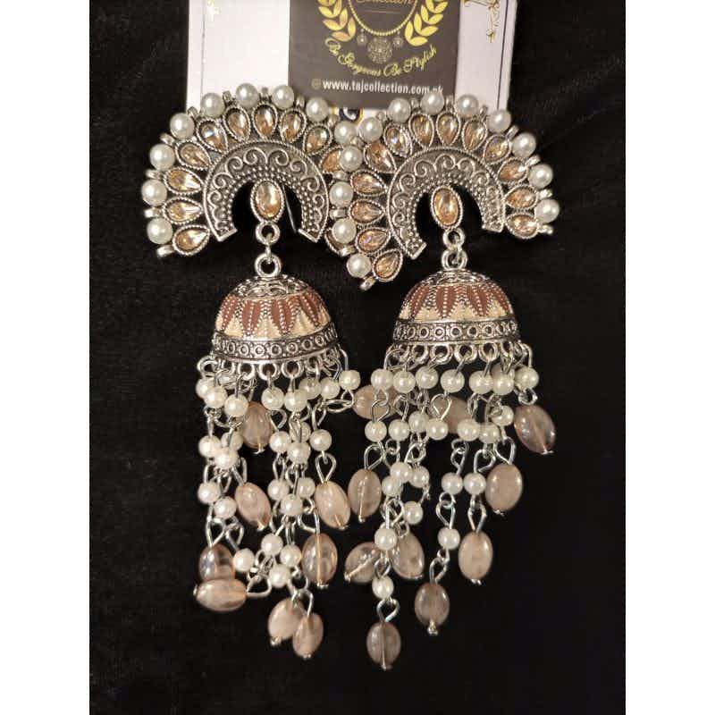 earrings white pearls