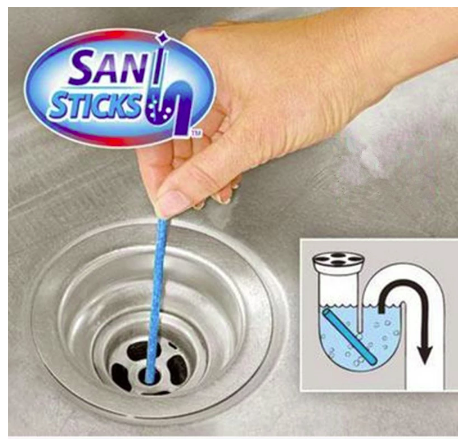 Pack of 12 - Sani Sticks Drain Cleaner