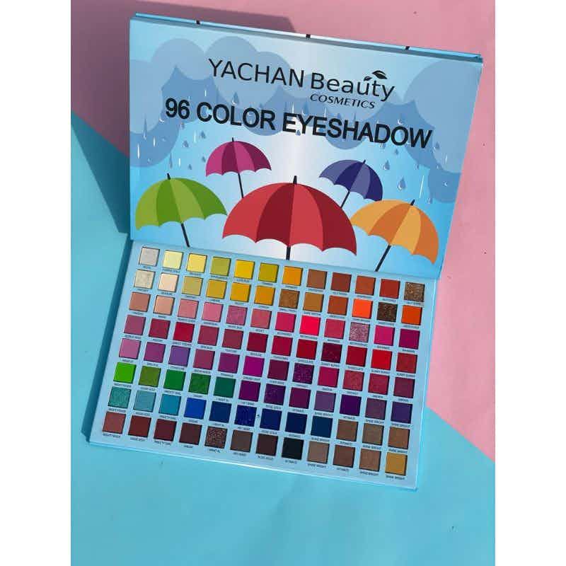 Yachan Beautu 96 Colour Eyeshade Pallete Matte +Glitter +Valvet Shade