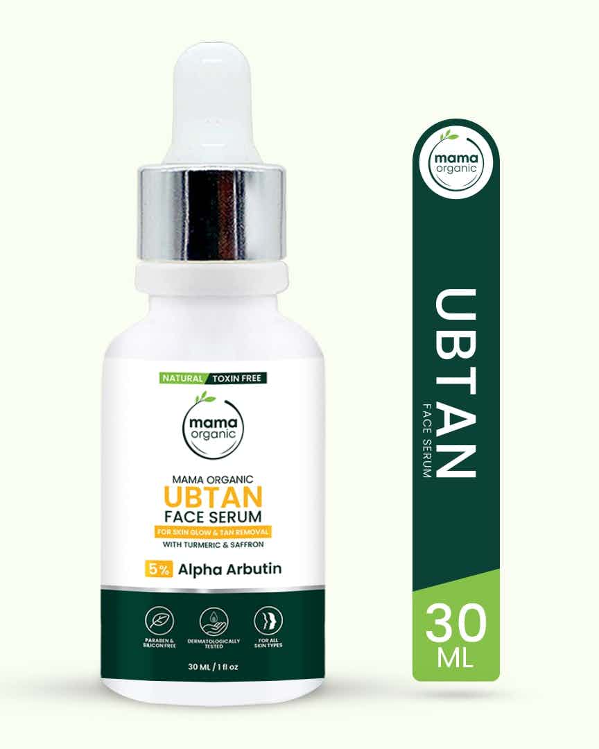 Mama Organic Ubtan Face Serum For Tan Removel | For Skin Glow | For Girls & Women | Natural & Toxin-Free - 30ml
